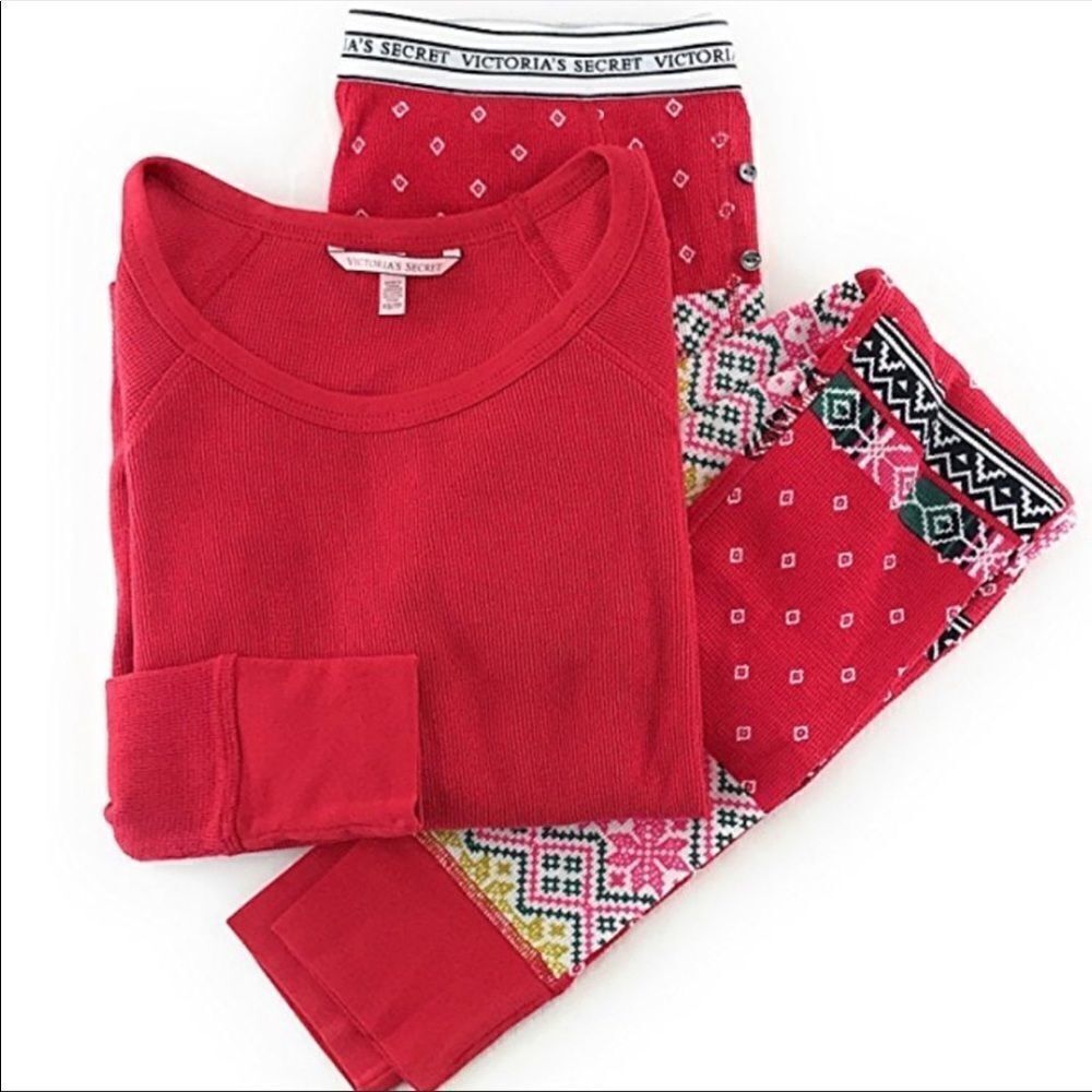 Victoria’s Secret fireside thermal pajama set